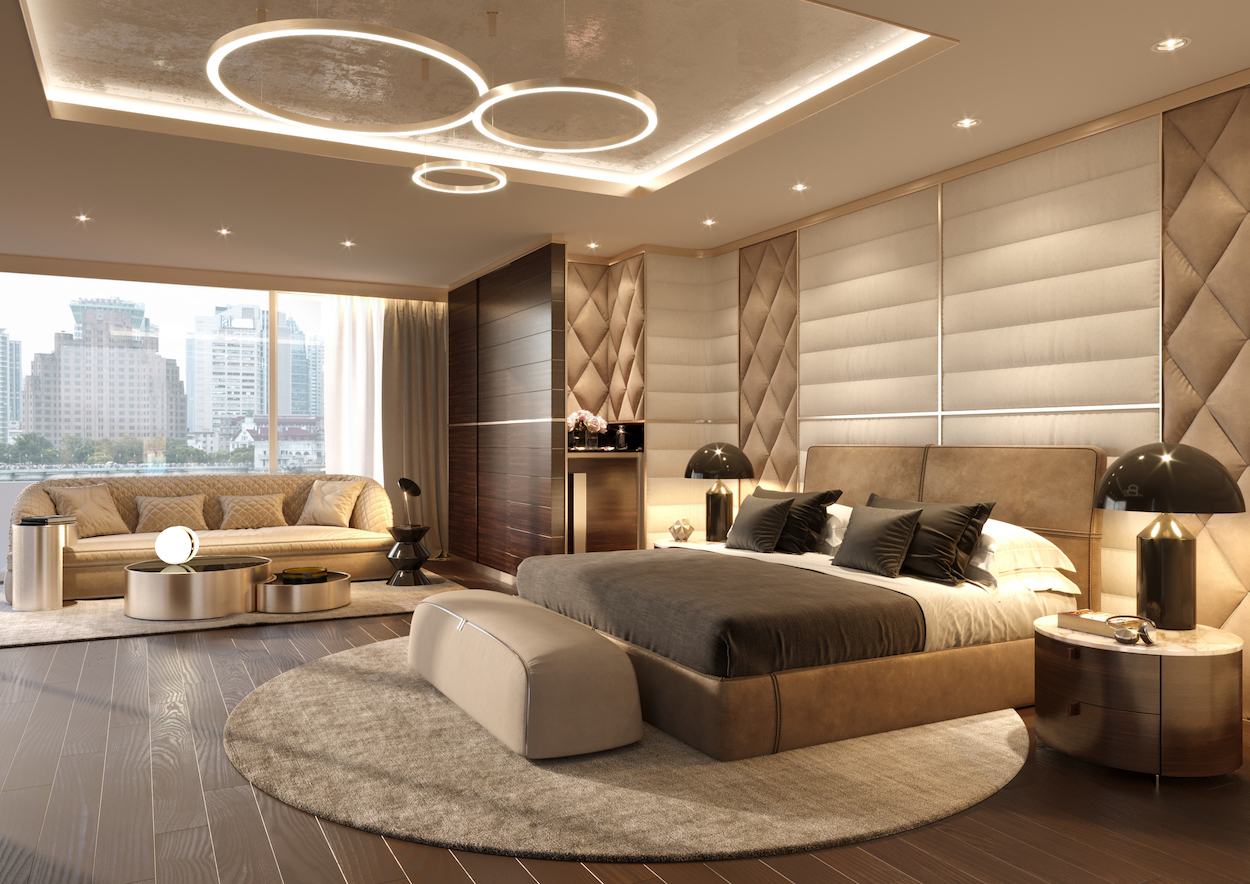 Interior 3d rendering