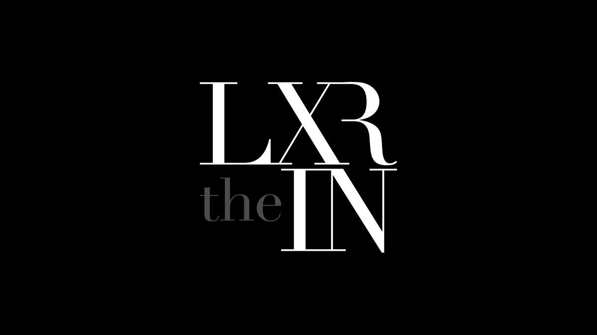 The luxury inspector logo negative