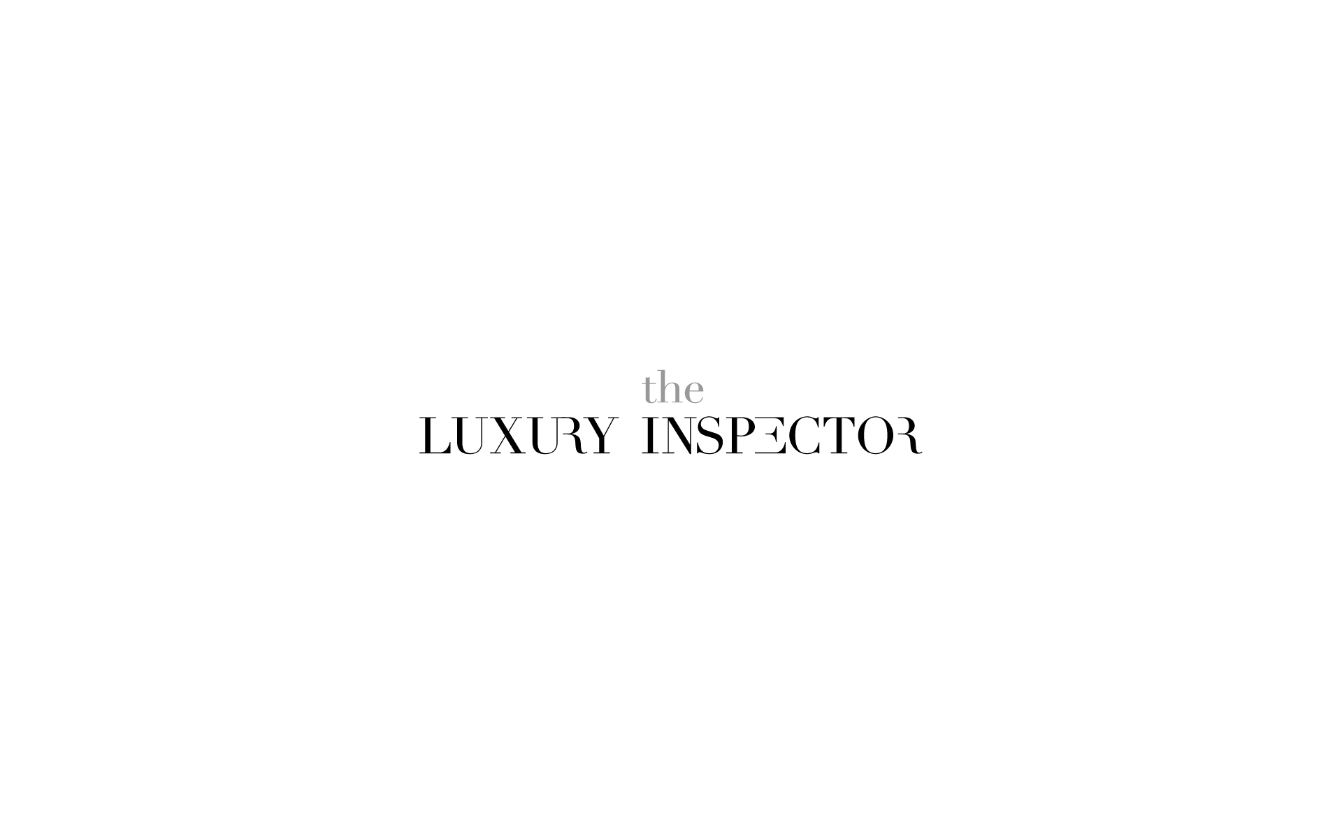 The Luxury Inspector Logo design