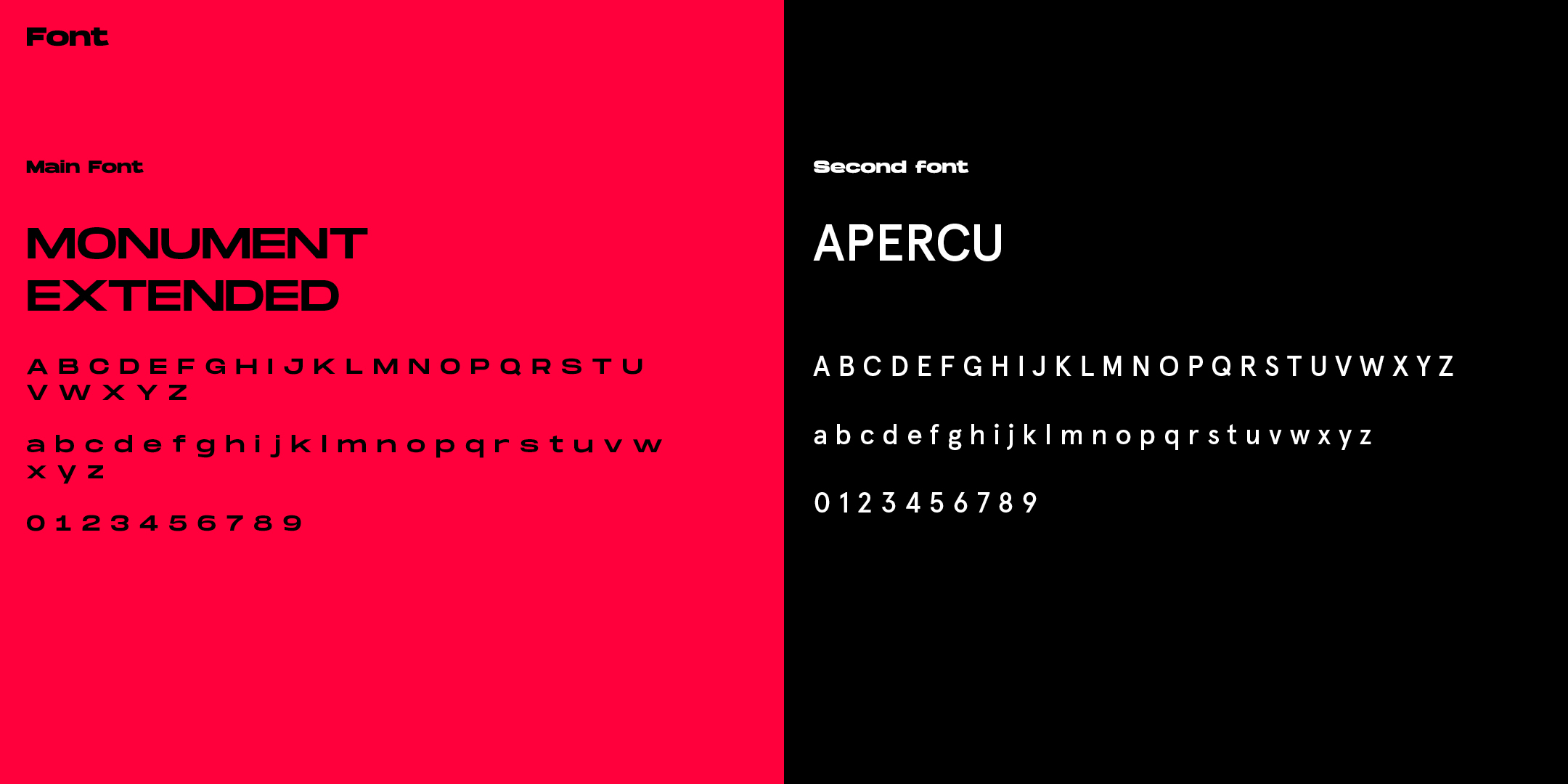 Panorama Brand Identity font